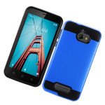 Wholesale Coolpad Defiant 3632 Armor Hybrid Case (Blue)